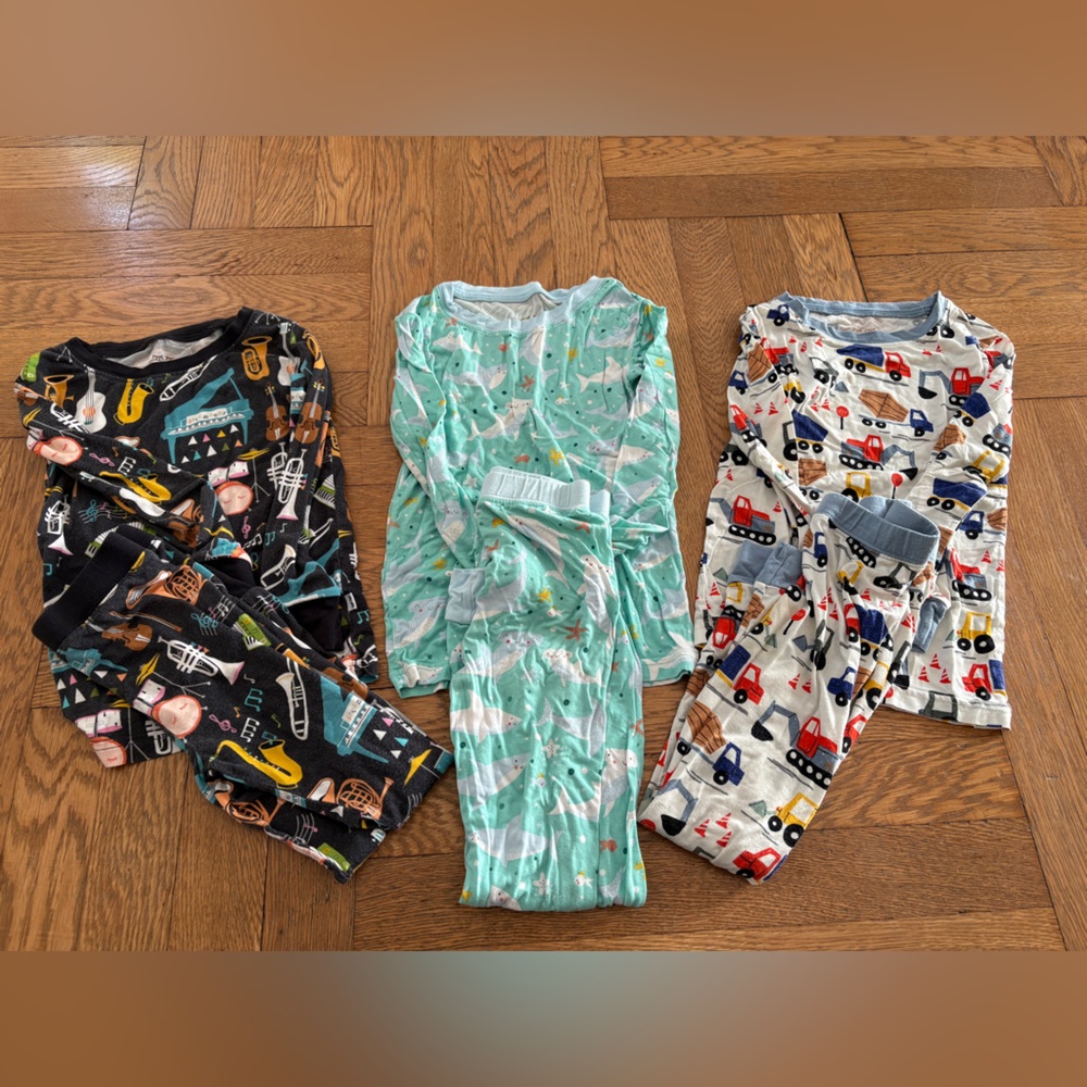 LOT of 3t Little Sleepies Pajamas